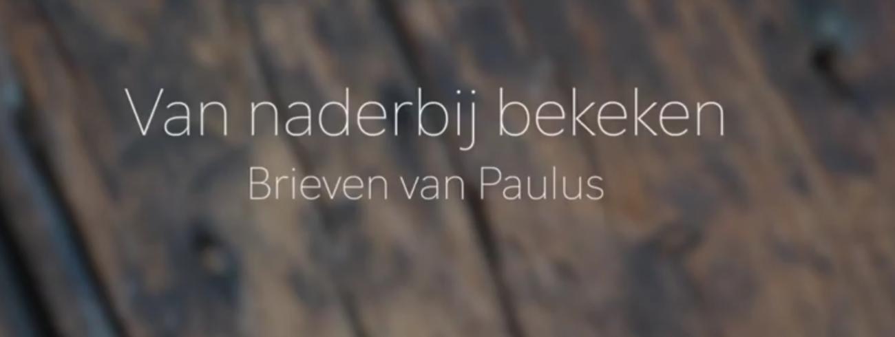 Brieven van Paulus © Bisdom Antwerpen