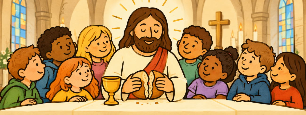 Met Jezus aan tafel in de eucharistie 