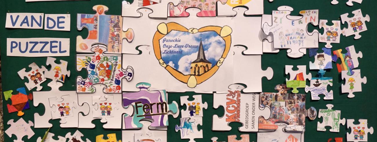 Ik ben een deel van de puzzel © parochie onze lieve Vrouw Lichtaart