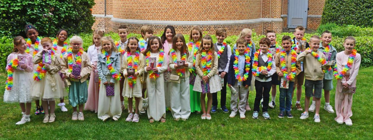 eerste communie Lichtaart 2025 © Onze-Lieve-Vrouw Lichtaart