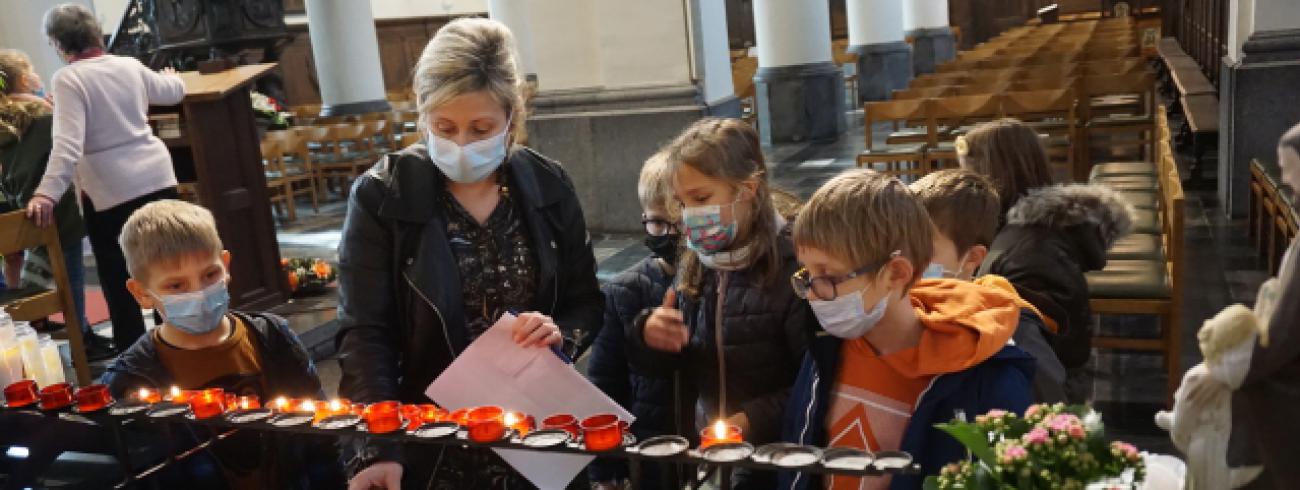 op speurtocht © Onze-Lieve-Vrouw Lichtaart