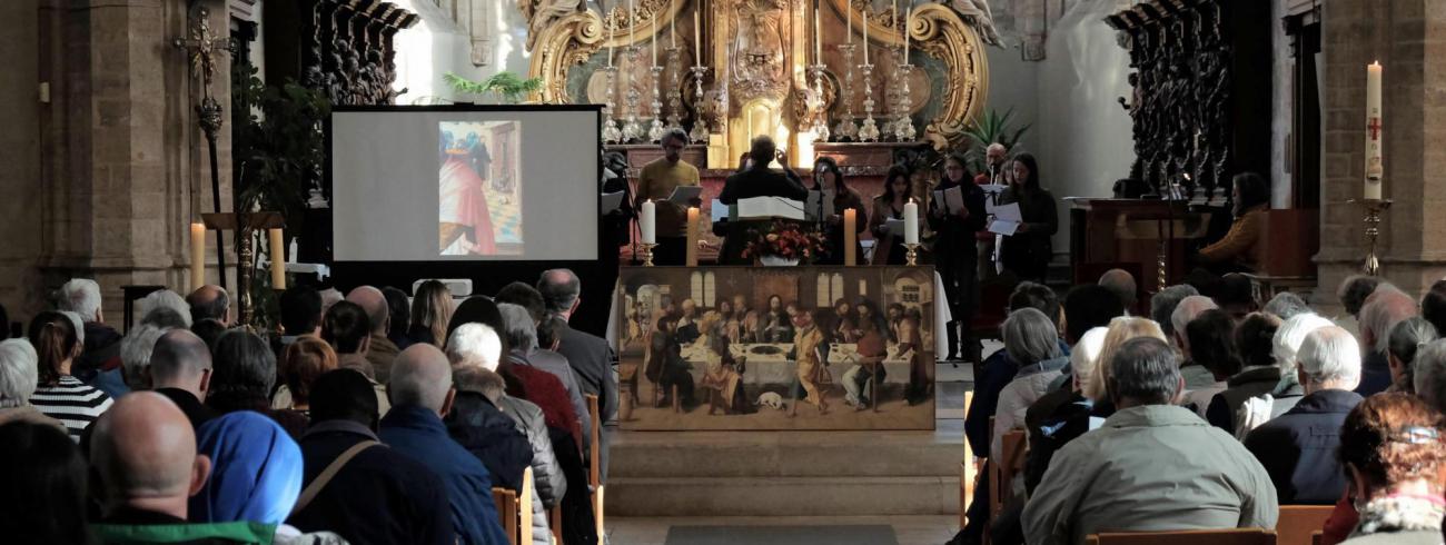 Feestzitting 500 jaar ‘Laatste Avondmaal’ in de Sint-Kwintenskerk © Pastorale zone Leuven aan de Dijle