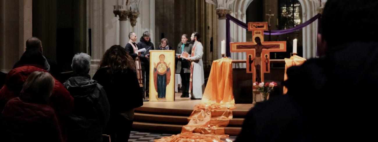 Bidden voor vrede in Oekraïne één jaar later © Pastorale zone Leuven aan de Dijle