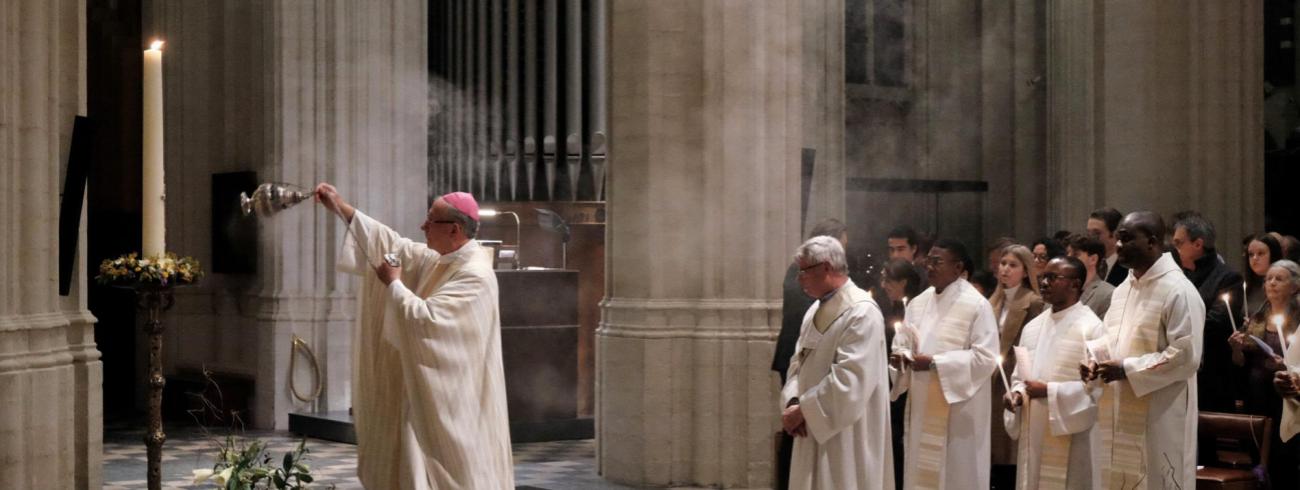 Paasnacht in de Leuvense Sint-Pieterskerk 2024 © Pastorale zone Leuven aan de Dijle