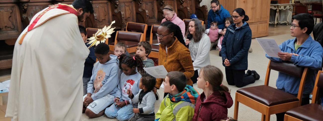 Aanbiddingsmoment voor kinderen © Pastorale zone Leuven aan de Dijle