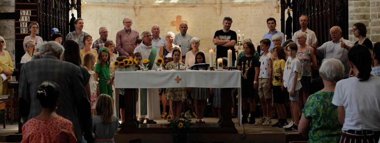 Slotviering Sint Geertrui Leuven 2023 © Pastorale zone Leuven aan de Dijle
