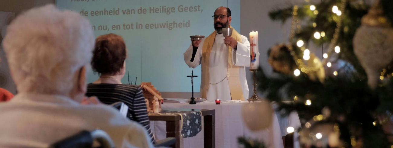 Kerstviering in WZC Ter Putkapelle © Pastorale zone Leuven aan de Dijle
