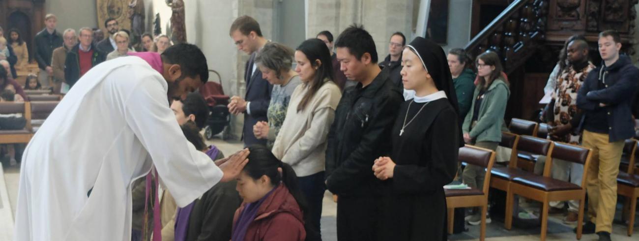 Onze catechumenen op weg naar Pasen © Pastorale zone Leuven aan de Dijle