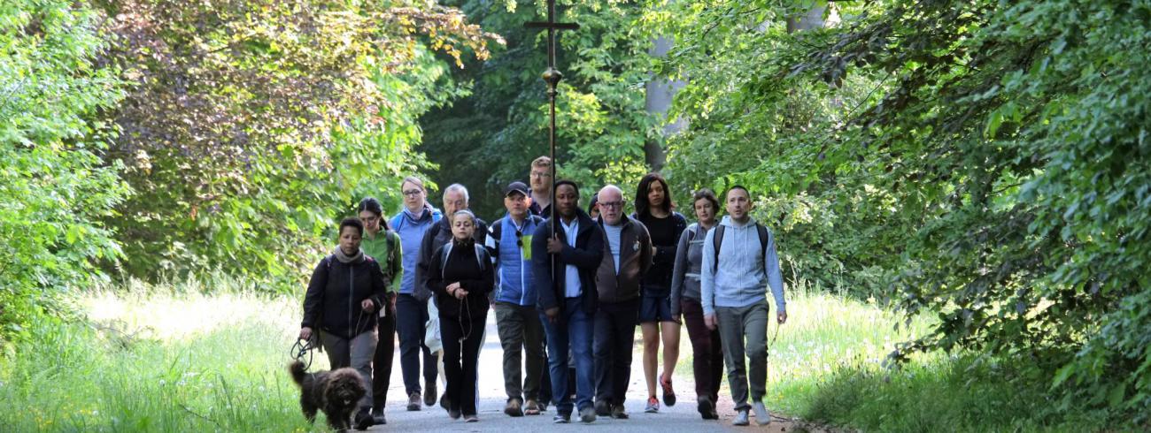Bedevaart naar Basse-Wavre 2022 © Pastorale zone Leuven aan de Dijle