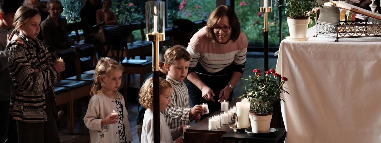 Gezinsviering met catechese Leuven centrum © Pastorale zone Leuven aan de Dijle