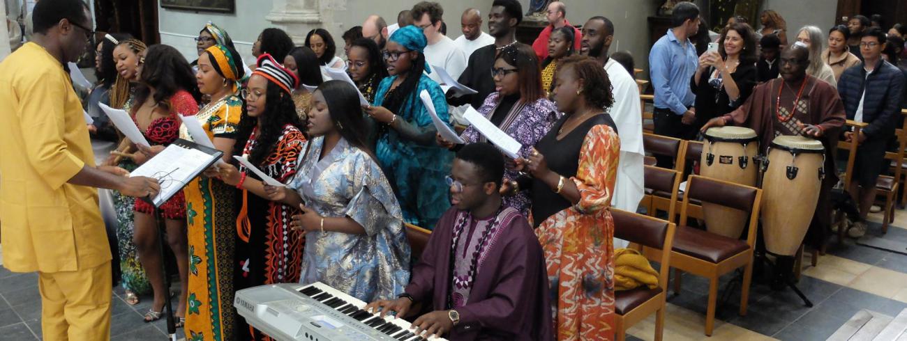 Kleur, cultuur en verbinding: African Thanksgiving bij Sint-Kwinten  © Pastorale zone Leuven aan de Dijle