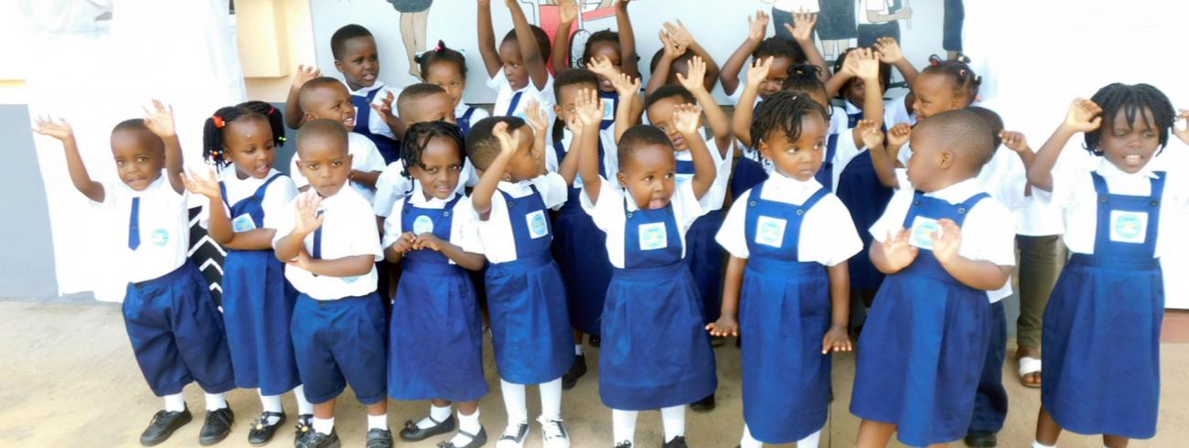 Het nieuwe kleuterschooltje in Kigali © zrs Bernardinnen