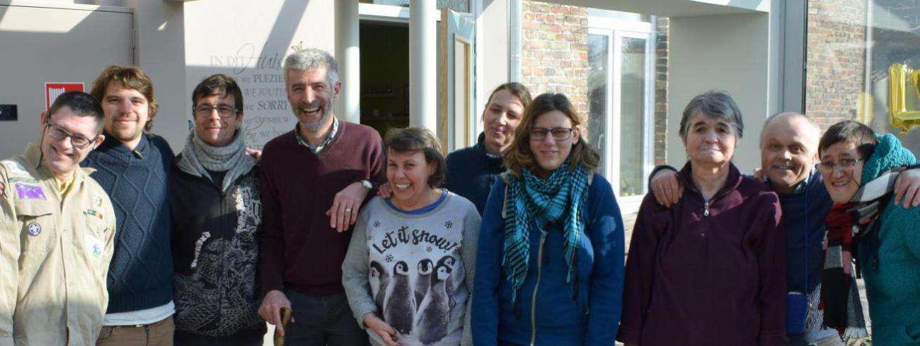 de bewoners van De Ark in Moerkerk © Jan Demuynck