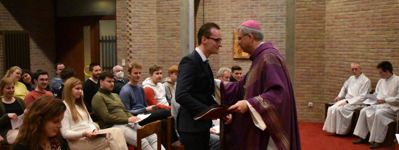 Aanvaarding priester kandidaat  © Johannes 23 seminarie 