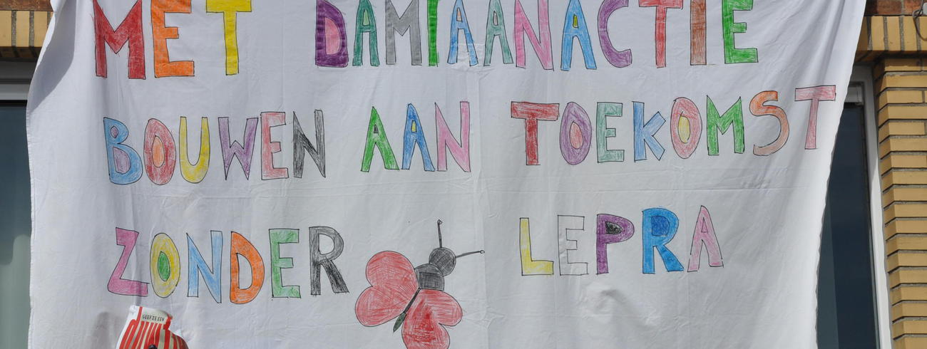 Damiaan in volle actie in de vrije school de Ark  