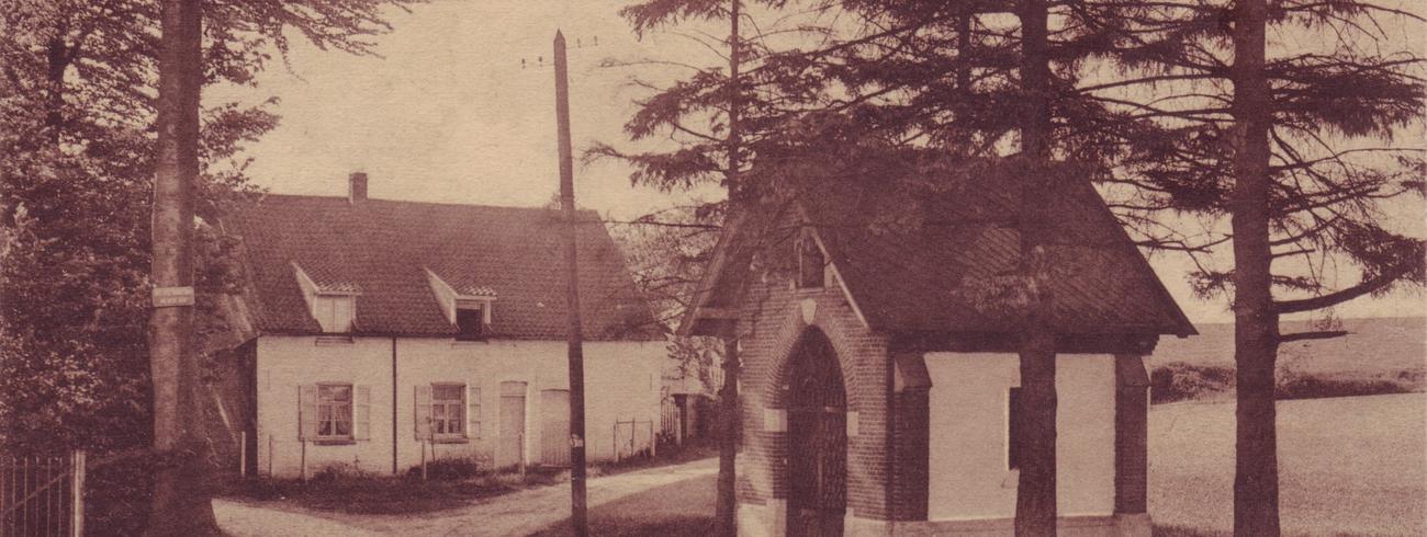 De Grote Kapel in de jaren ‘20, toegewijd aan Onze‐Lieve‐Vrouw van Lourdes.