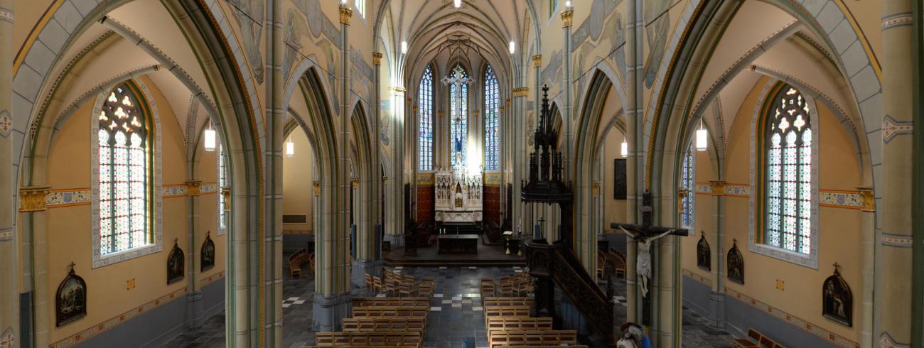 Interieur kerk Dentergem 