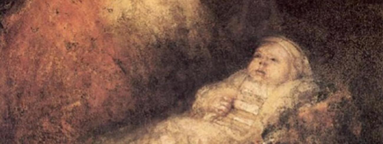 De lofzang van Simeon, Rembrandt Harmensz. Van Rijn, 1669 © Nationalmuseum Stockholm