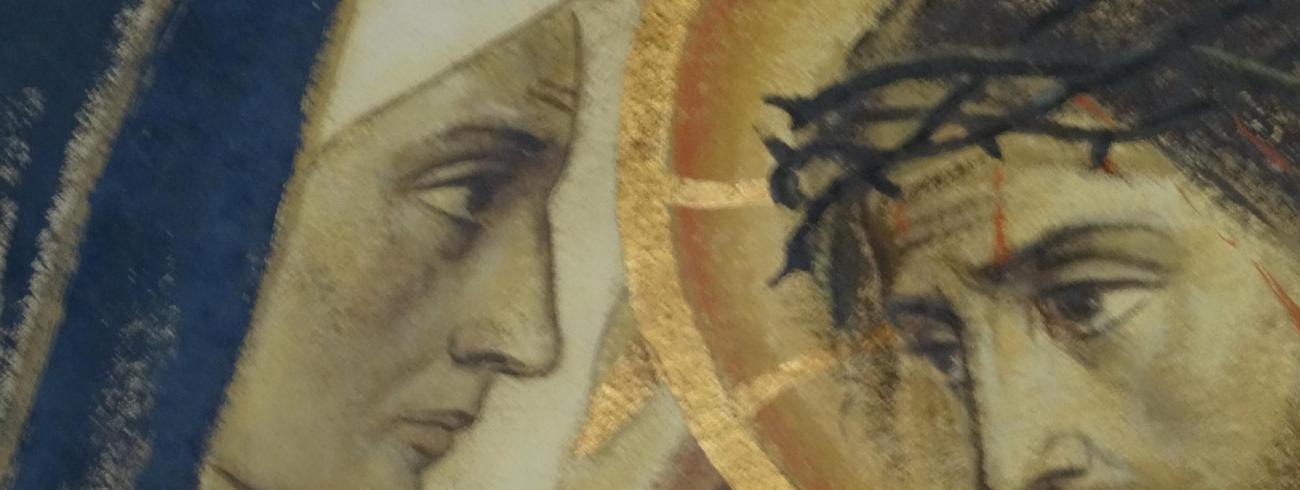 Jezus ontmoet zijn moeder - Kruisweg H. Kruiskerk Lier © Jan Verheyen