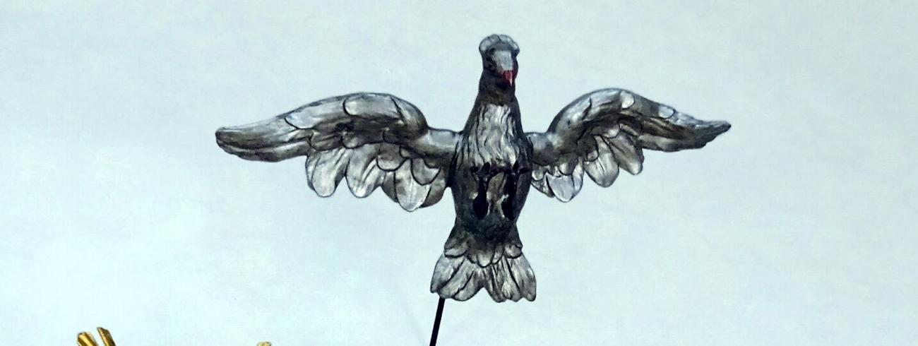 H. Drievuldigheid - baroksculptuur in de H. Drievuldigheidskerk, Assling, Oost-Tirol 