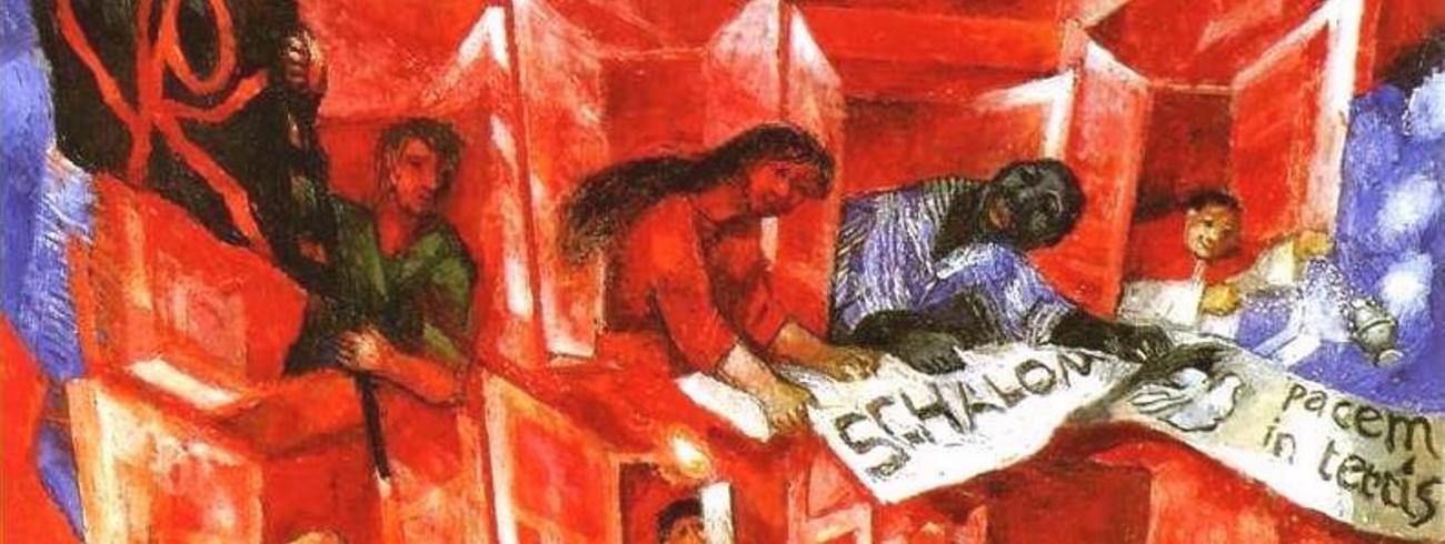 Pinksteren, Sieger Köder, detail 