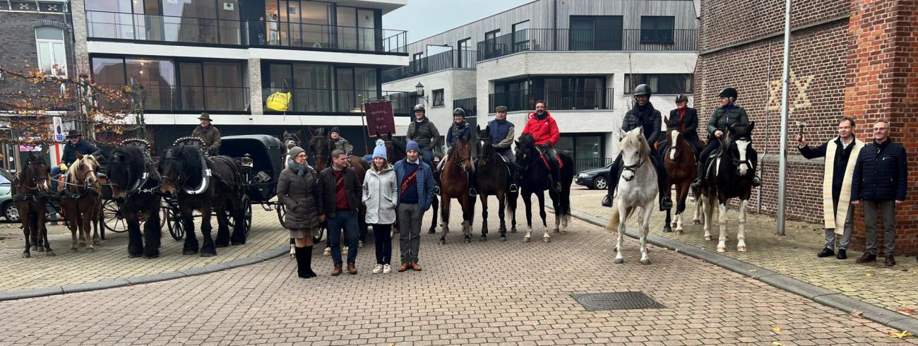 Paardenzegening op Sint-Elooisfeest 