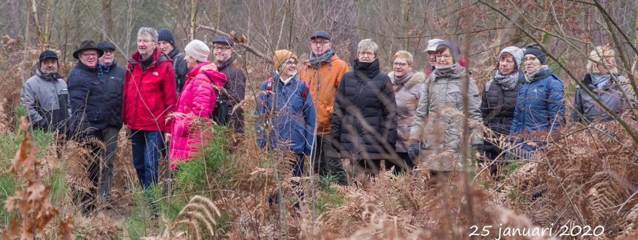 KWB Centrum op winterwandeling 