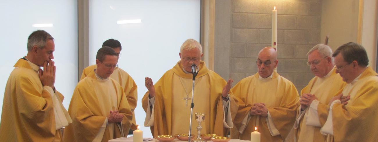 Inzegening van de nieuwe kerk van Lutselus – Regina Pacis 