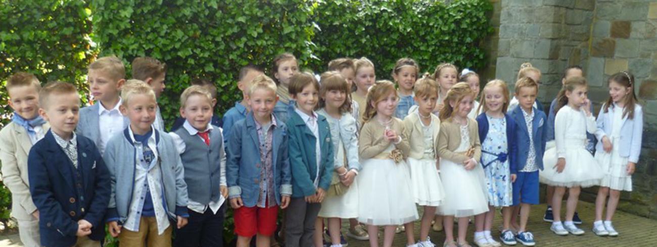 Eerste communie in Rooierheide 