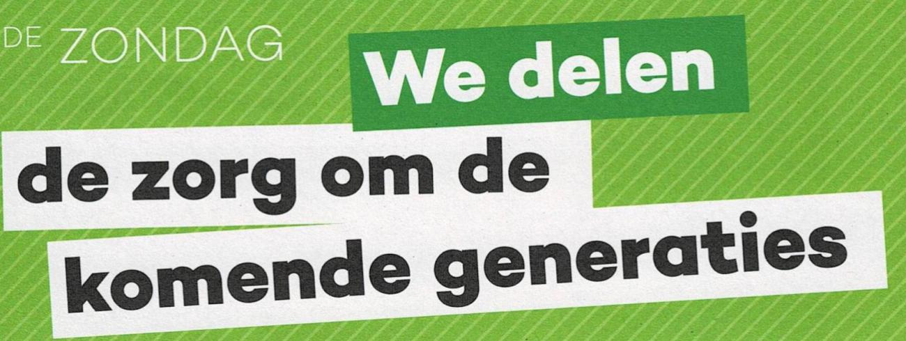Veertig dagen de tijd. De zorg om de komende generaties delen. © Broederlijk Delen