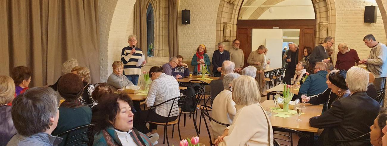 Nieuwjaarsreceptie Sint Geertrui 2024 © Pastorale zone Leuven aan de Dijle