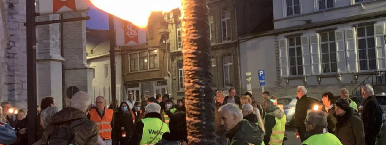 Fakkeltocht voor de vrede 