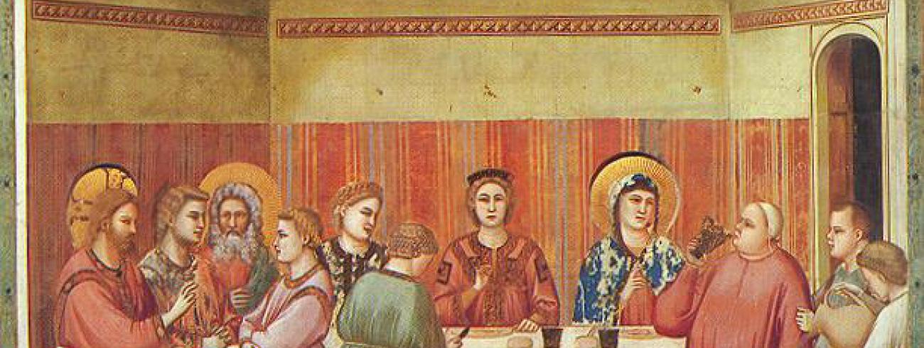 Giotto, Bruiloft te Kana. © Wikimedia Commons