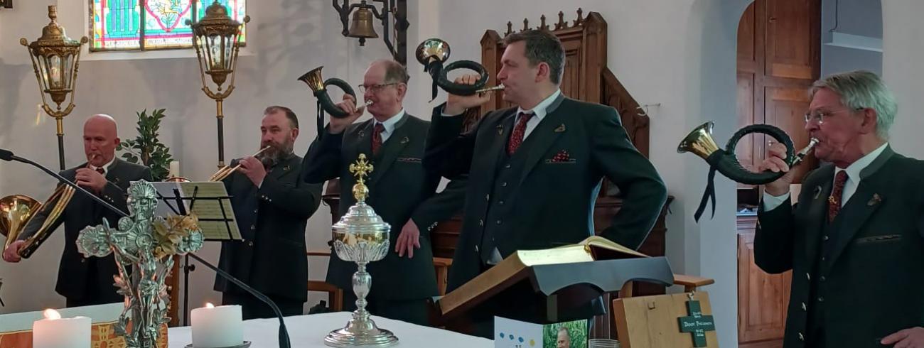 Jachthoorngroep Halali in Schoonbroek © Heidi Claessen