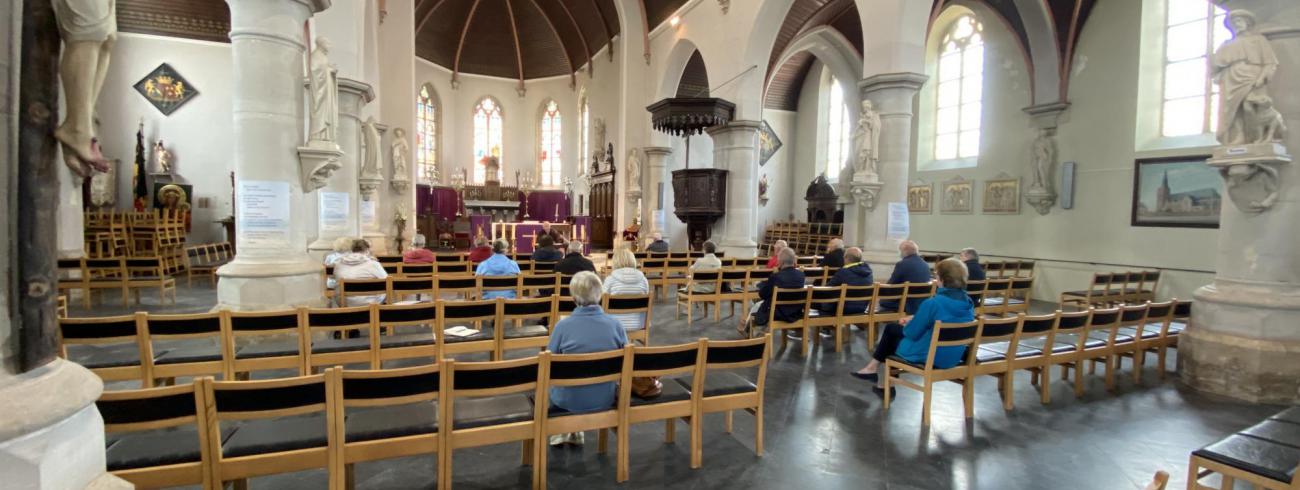 De kerk van Waanrode in gereedheid voor het post-coronatijdperk 