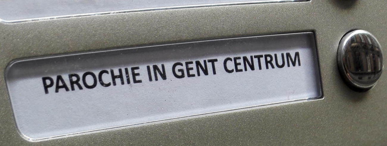 deurbel parochie in Gent centrum 