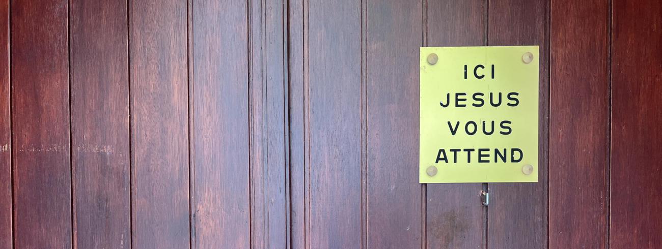 Hier verwacht Jezus jou © Chris De Groote