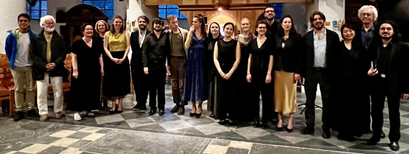 De studenten van de groep orgel en zang, waaronder studenten van de Muziekkapel Koningin Elisabeth, gaven ook een concert in de St-Jan-de-Doperkerk. © Fabienne Legrand