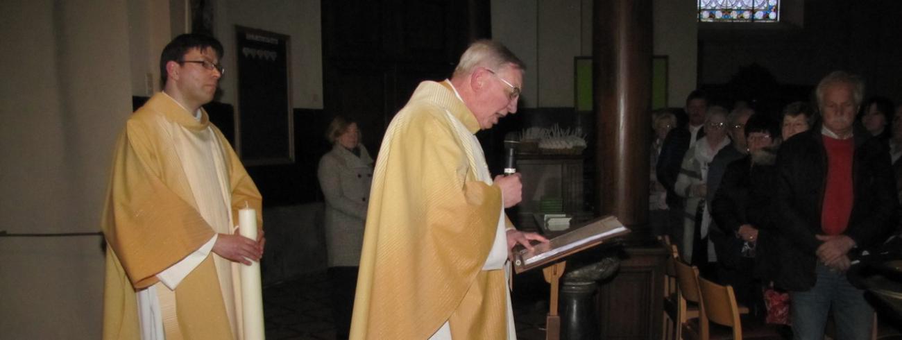 Viering Paaszaterdag in de Sint Servaaskerk 