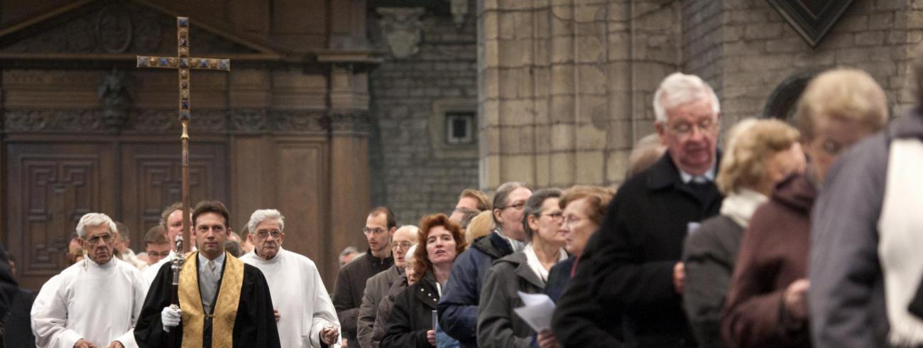 Intredeprocessie. Christus zelf roept ons bijeen. © Sint-Baafskathedraal, Gent