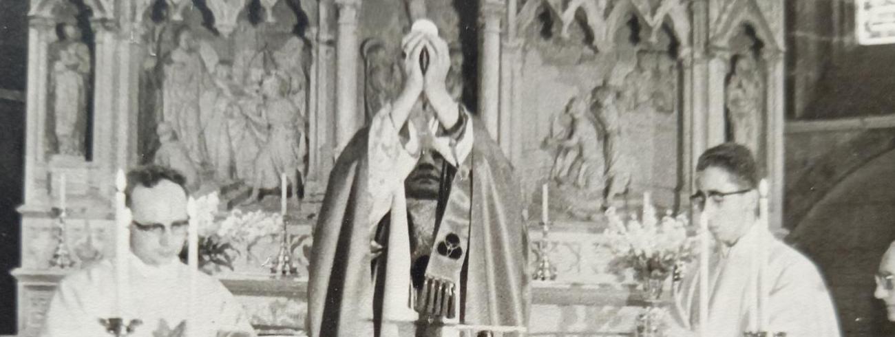 Wijding van Jos in 1965 in de kerk van Westerlo 