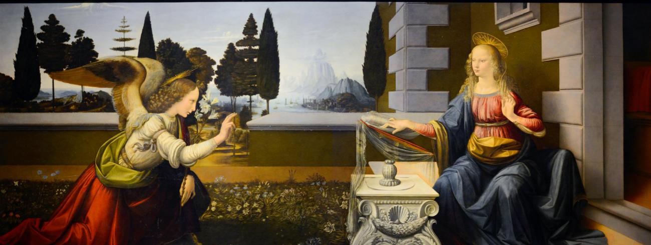 Maria Boodschap, Leonardo da Vinci 