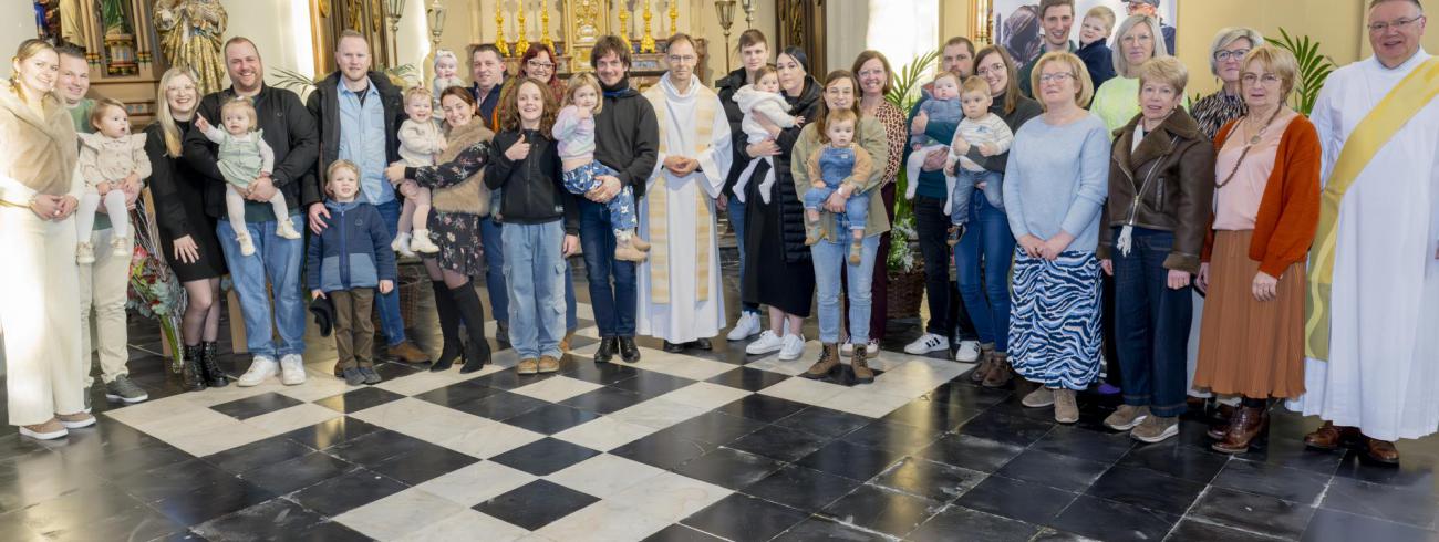 Maria-Lichtmis in de Sint-Amanduskerk in Wingene op zaterdag 1 februari 