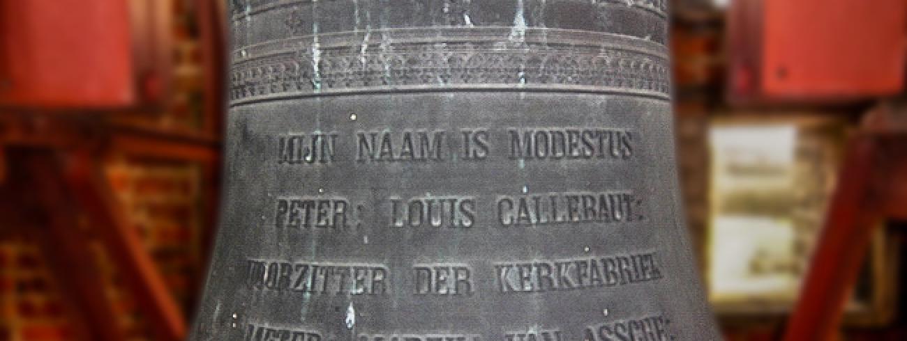 Modestus, de klok van de Sint-Amanduskerk (Ten Bos) te Erembodegem 