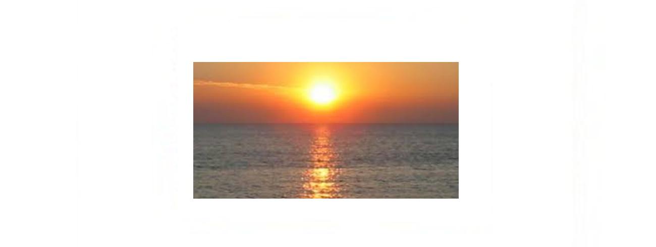 Ondergaande zon 