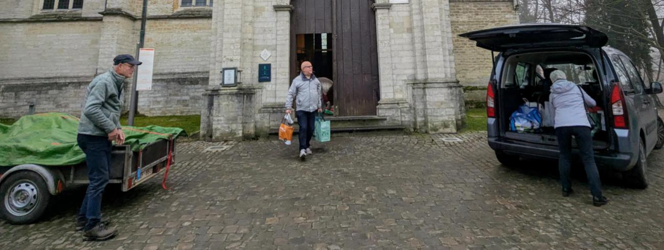 Solidariteitstafel genereus gedekt © Pastorale zone Leuven aan de Dijle