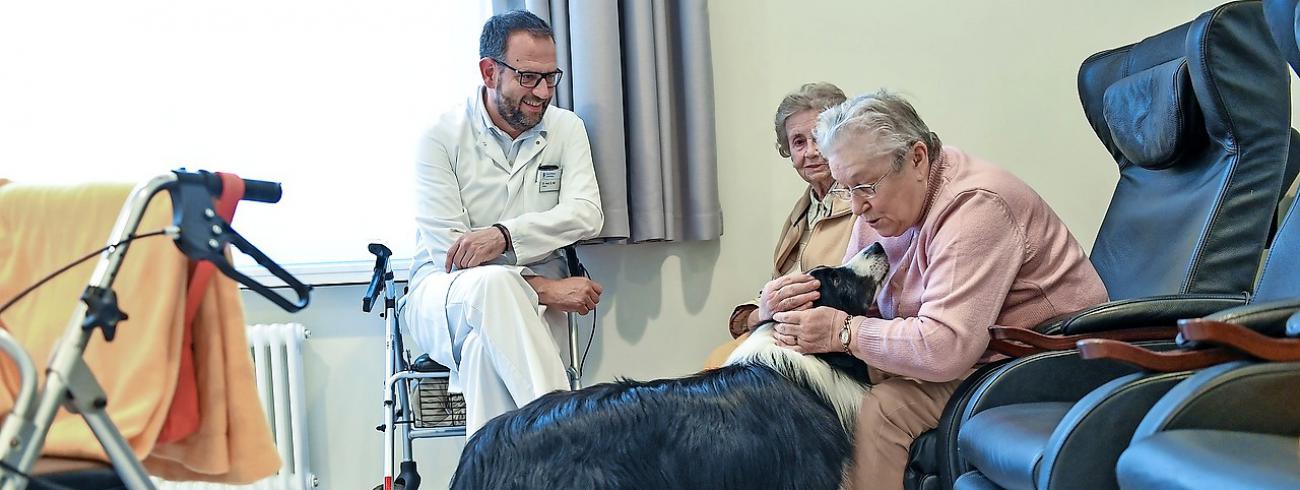 Palliatieve zorg beantwoordt ook psychische, existentiële en sociale zorgnoden. © © Belga Image