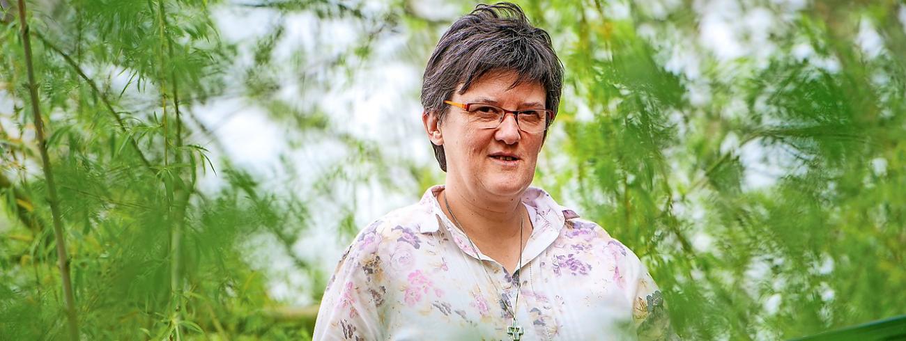 Zuster Hilde Reynders: „Ik vind rust in het gebed om de ellende te doorstaan.”  © Frank Bahnmüller