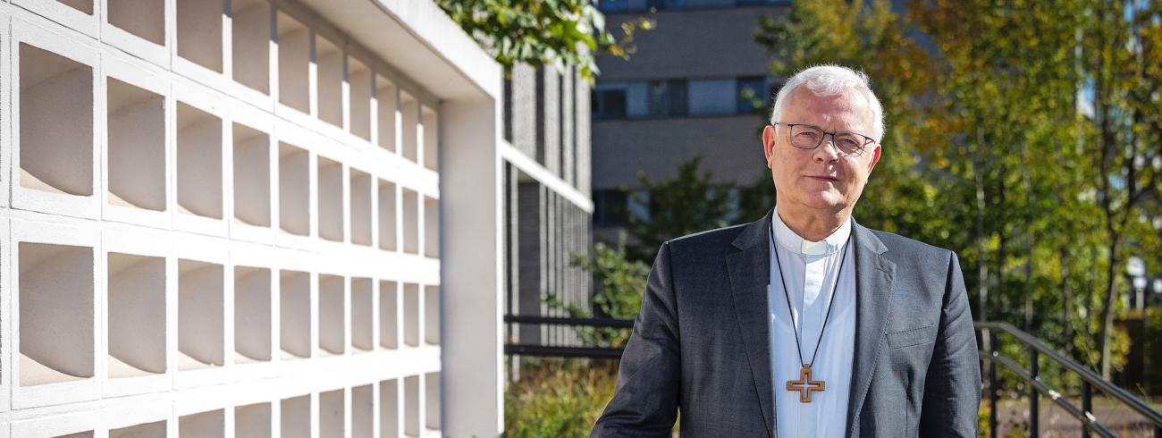 Patrick Hoogmartens: „In de toekomst moeten bisschoppen hun stem vaker laten horen in de media.” © Mine Dalemans