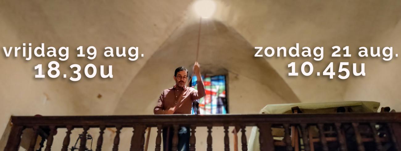 Aankondiging van de Rochusvieringen in Meldert 